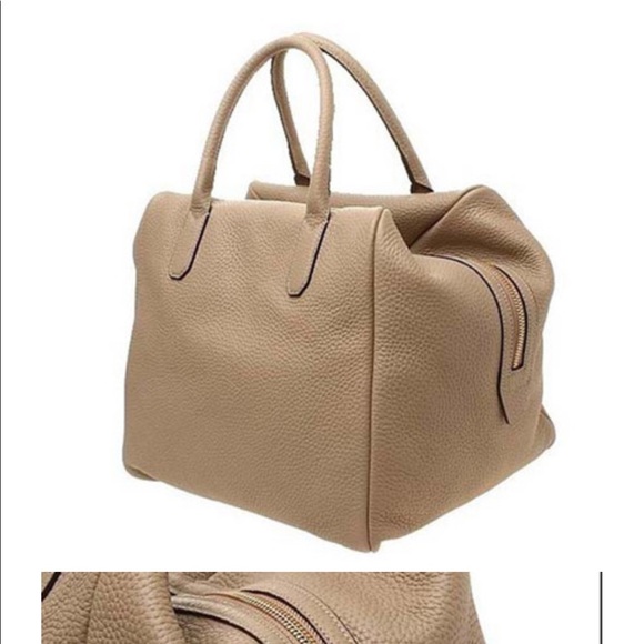 Bruno Magli Beige Cube Bag - Picture 11 of 16